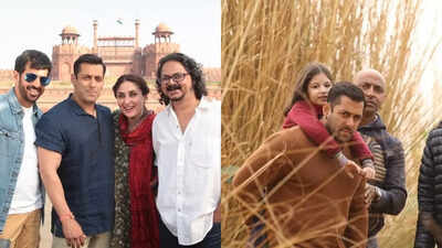 Salman Khan shares unseen pictures from Bajrangi Bhaijaan with Kareena Kapoor Khan, Kabir Khan as the film celebrates 10 years of release; fans call it his ‘best movie till date’