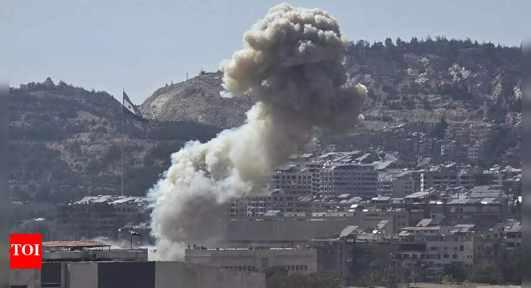 Israel strikes near Syria’s Sweida, first raid after Syrian troops' withdrawal
