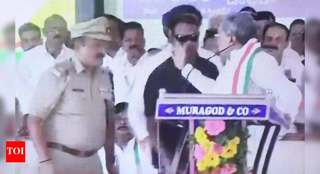 Siddaramaiah slap gesture row: Cop who sought VRS posted as Belagavi DCP
