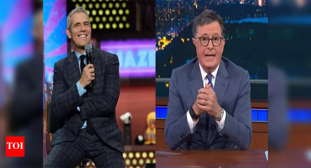 Andy Cohen reacts to Stephen Colbert's late-night show ending - 'It's a sad  day for late-night television' | English Movie News - Times of India