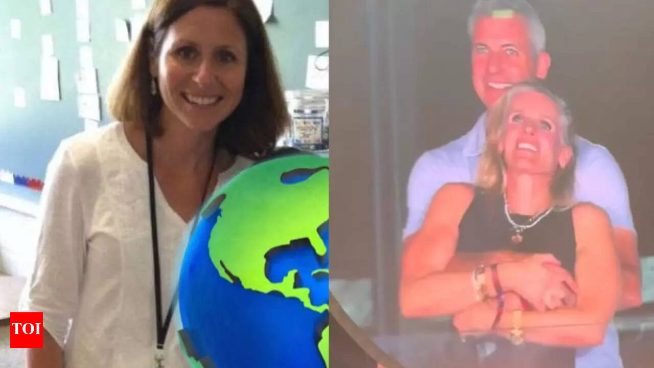 Who is Andy Byron's wife Megan Kerrigan? Everything you need to know about  her, their family and kids after viral Coldplay 'kiss cam' scandal | -  Times of India
