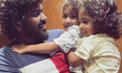 Vignesh Shivan’s heartwarming picture with twin sons Uyir and Ulag wins hearts