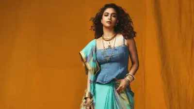 Keerthy Suresh’s saree drape has THIS denim twist, and that’s just one of her many fashion wins