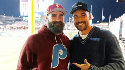 Travis Kelce and his brother Jason stop riding 'New Heights', letting 2.5 mullions' emotion down