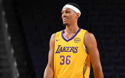 Darius Bazley suffers scary knee injury in NBA Summer League, casting doubt on Los Angeles Lakers plans