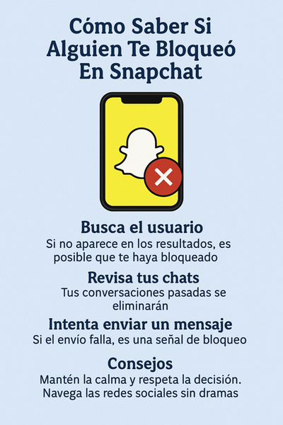 ¿Sos víctima de un bloqueo en Snapchat? Te cuento cómo descubrirlo sin vueltas