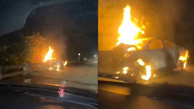  4 burnt alive in car crash; youths under influence of alcohol, say eyewitnesses