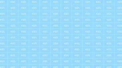 Only one with a sharp brain can find 4312 amidst a sea of 4321s