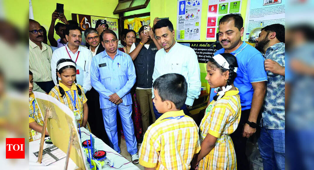 Constant infra upgrades at govt schools: CM | Goa News - Times of India