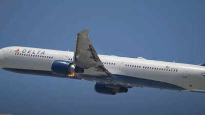 Watch: Terrifying moment when Atlanta-bound Delta plane catches fire, returns to LA Airport