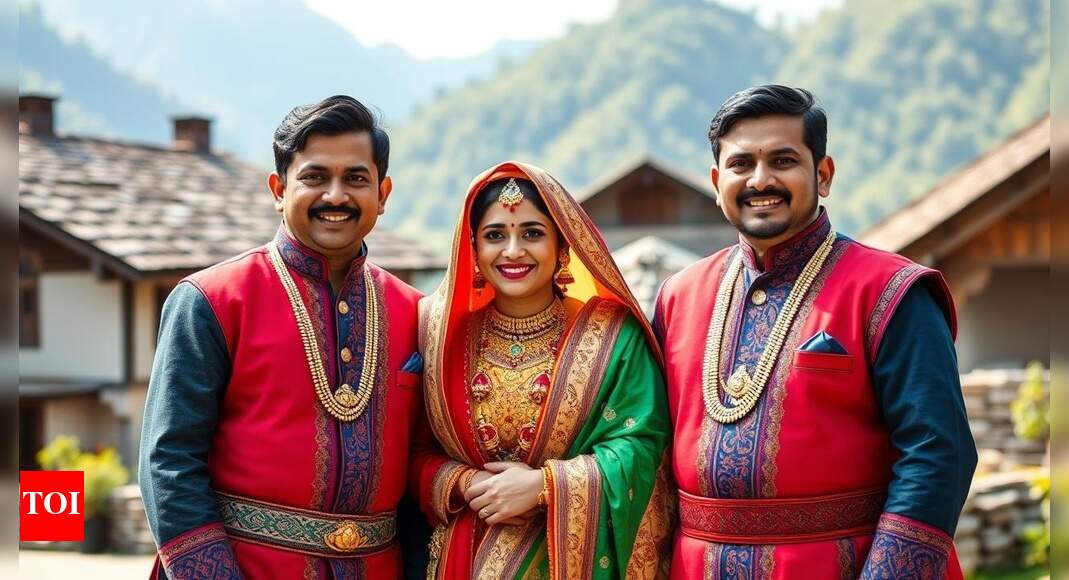 'We are proud of it': Two Himachal brothers marry same woman in tribal polyandry tradition; videos go viral