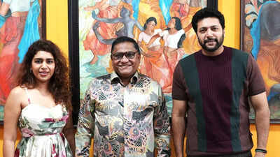 Ravi Mohan–Kenisha bond grows stronger, duo meets Sri Lankan minister, relationship rumours intensify