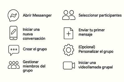 Cómo iniciar un chat grupal en Facebook Messenger