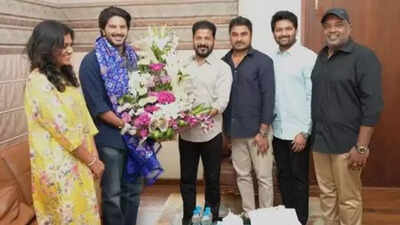 Dulquer Salmaan meets Telangana CM to thank him for the Gaddar Telangana State Film Award