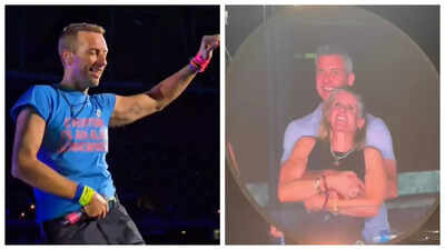 Coldplay's Chris Martin warns assemblage  up  of 'kiss-cam' conception   successful  archetypal  amusement   aft  Astronomer CEO AFFAIR ungraded   - WATCH