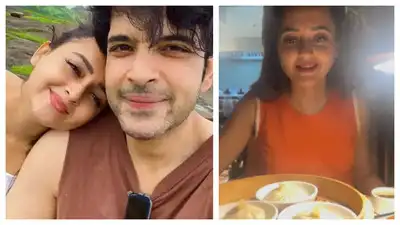 Karan Kundrra and girlfriend Tejasswi Prakash's fun-filled monsoon road trip to Lonavala; treat themselves to an array of delicious delicacies