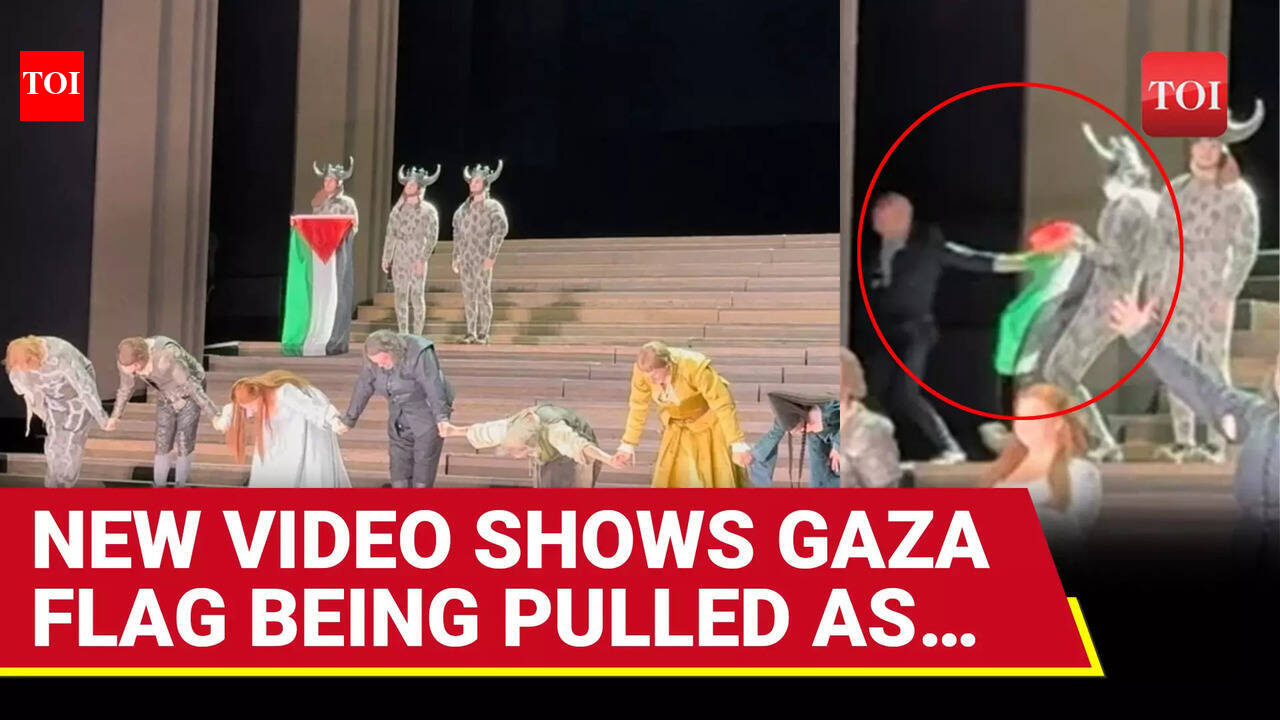 High Drama At London Event: New Video Shows Gaza Flag Being Pulled, But ...