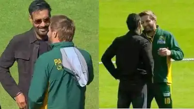 India vs Pakistan row! Shahid Afridi-Ajay Devgn viral image from WCL sparks controversy: What really happened?