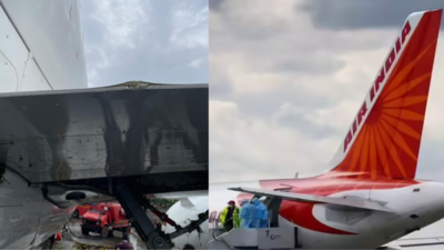 Air India Flight Skids Off Runway At Mumbai Airport Amid Heavy Rain; Plane Suffers Damage