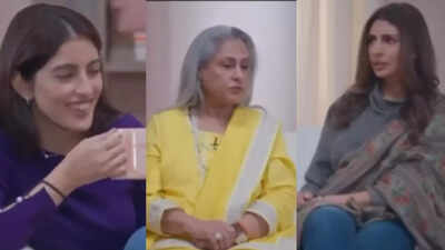 Shweta Bachchan Nanda interrupts Jaya Bachchan, snaps at Navya Nanda in a viral clip from the latter's podcast, fans defend them: 'This seems like a normal family'