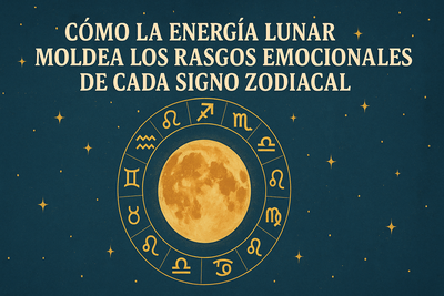 Cómo la energía lunar moldea los rasgos emocionales de cada signo zodiacal