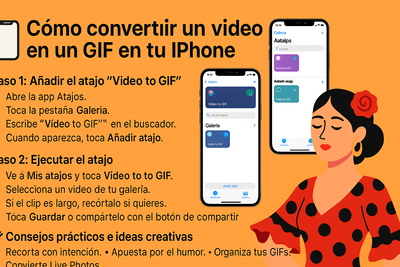 Cómo convertir un video en un GIF en tu iPhone