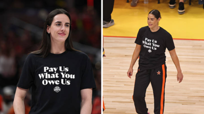 Caitlin Clark roasts Kelsey Plum after she singles her out in All-Star postgame presser
