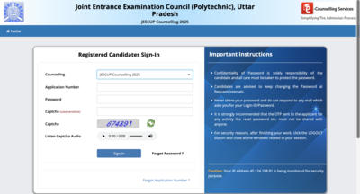 JEECUP counselling 2025 round 3 seat allotment list released at jeecup.admissions.nic.in: Check direct link and steps to download here