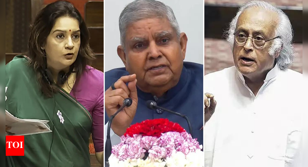 Dhankhar’s resignation sparks buzz: Opposition not on same page? Priyanka Chaturvedi ‘fact checks’ Jairam Ramesh
