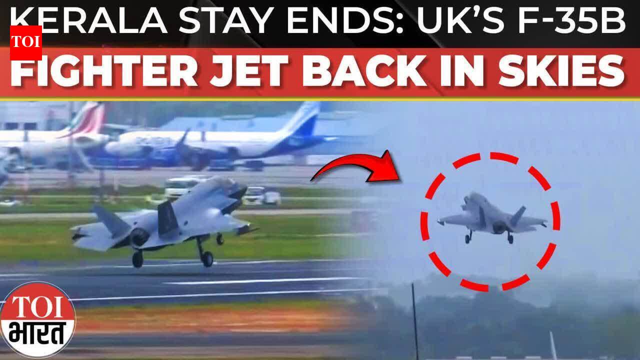 UK’s F-35B Fighter Jet Takes Off from Kerala After Month-Long Stay