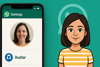 Cómo crear un avatar usando tu foto en WhatsApp