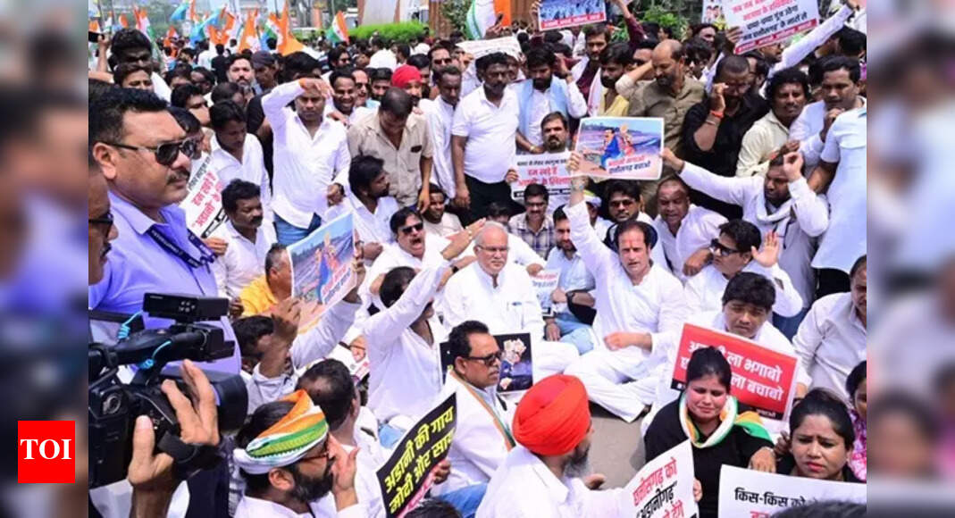 BJP slams Congress’ economic blockade as ‘leader-centric drama’; sparks fierce political row in Chhattisgarh