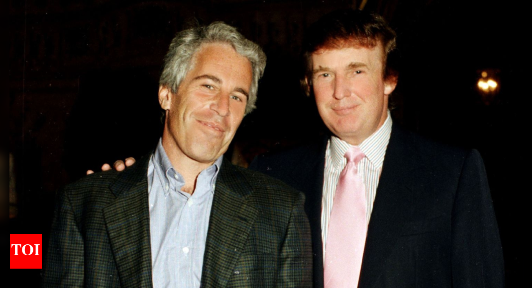 Trump in deep mud as new photos reveal Epstein attended his wedding - see pics