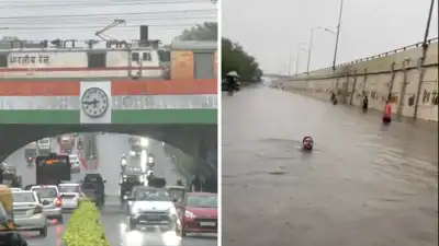 'Public swimming on streets': Delhi sees waterlogging and traffic snarls after heavy rain; BJP hails Minto Bridge fix