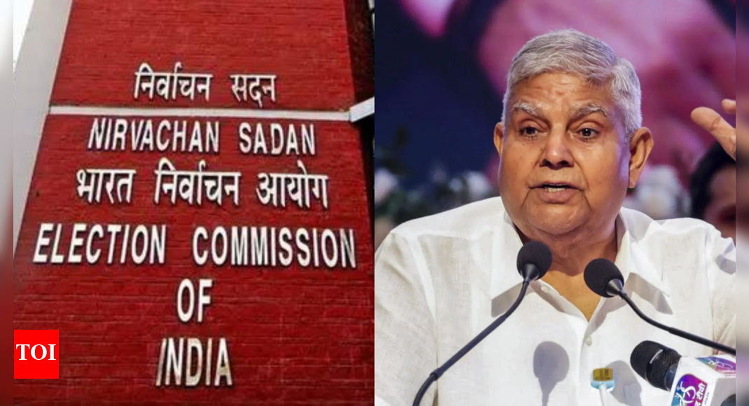 Dhankhar resignation: EC initiates process of electing next vice-president