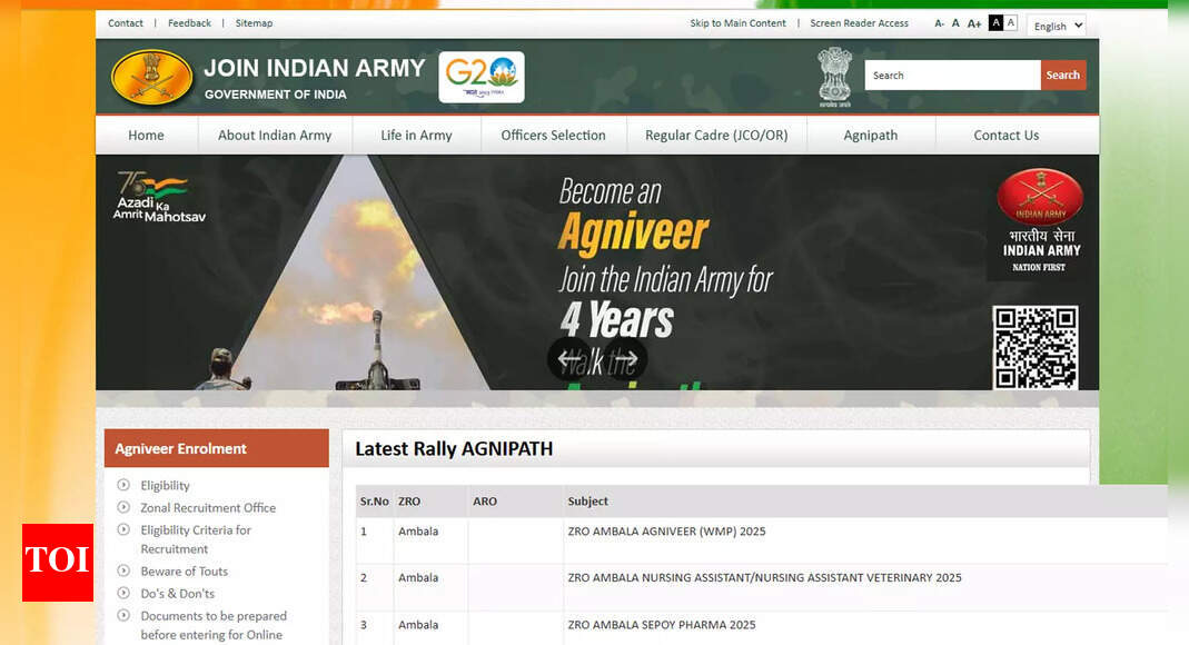 Indian Army Agniveer CEE result 2025: Check result status, release date, next steps, and how to download at joinindianarmy.nic.in