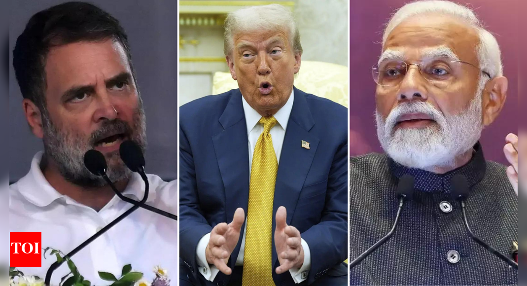 'Daal mein kuch kaala hai’: Rahul targets PM over Trump’s 'ceasefire' claim