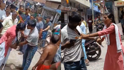 Harassed for days: UP schoolgirl thrashes accused in public- video
