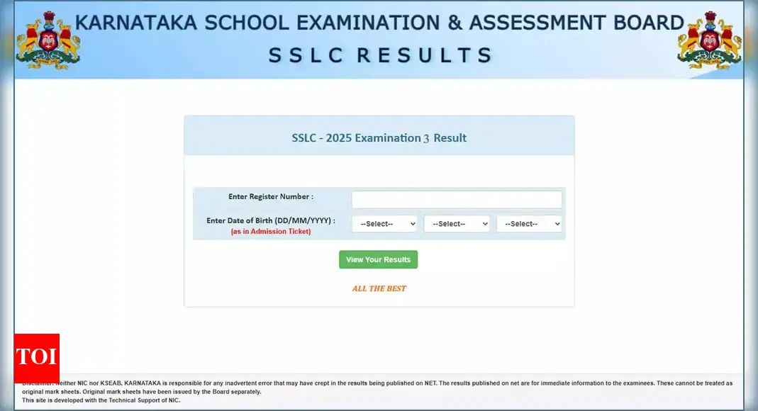 Karnataka SSLC Exam 3 result 2025: KSEAB to release results soon at karresults.nic.in – how to check and download marksheet