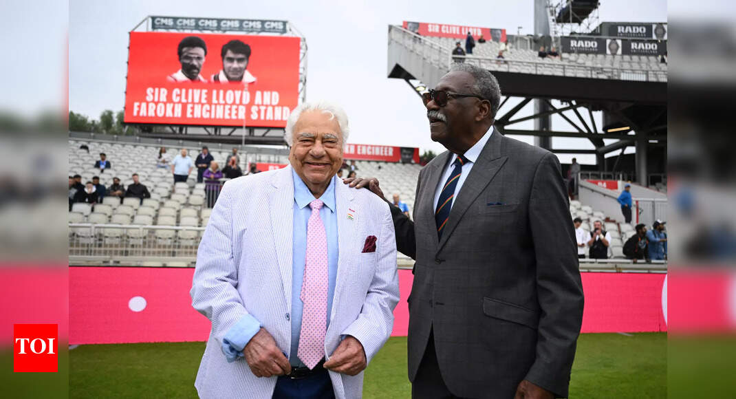 ENG vs IND: Old Trafford honours Engineer, Lloyd with stand names – Images revealed