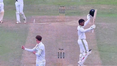 IND U19 vs ENG U19 Test: As Vaibhav Suryavanshi fails, skipper Ayush Mhatre flourishes with blistering 64-ball century