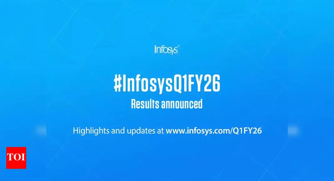 Infosys revenue rises 3.8% in Q1, raises FY26 forecast