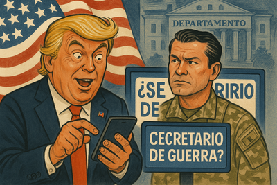 Trump llama a Pete Hegseth “secretario de guerra”: un comentario que despierta confusión y debate