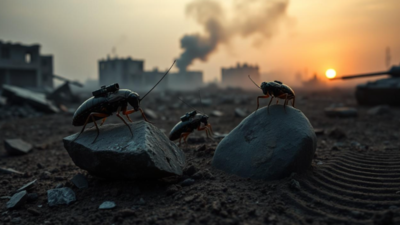 AI- Representative Image Cockroaches in uniform: Germany’s warfare plan gets full sci-fi; Bio-Robots and AI in Focus