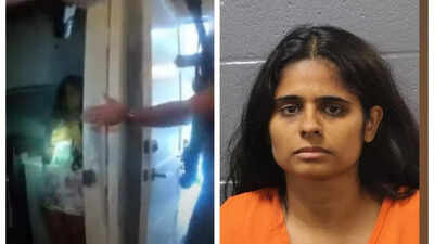 'Neha Gupta, come to the front door': New bodycam video shows how Indian-origin doctor was hiding in laundry room after 'drowning' daughter