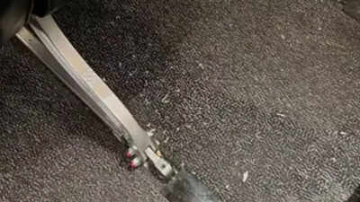 Passenger clips toenails mid-air; leaves mess on cabin floor; flight attendant posts video