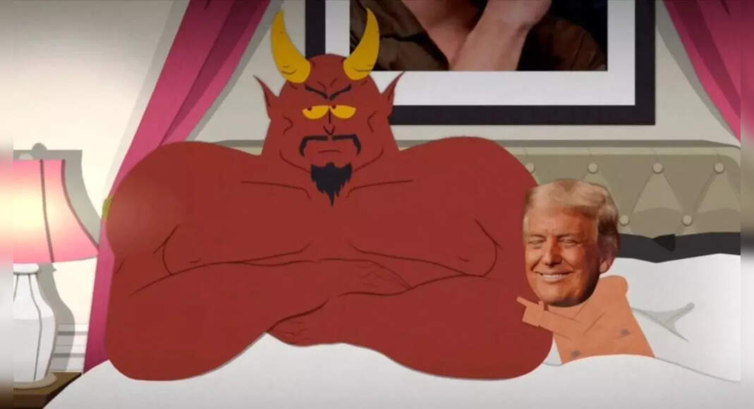 'Fourth-rate show': White House reacts to South Park showing 'Trump naked in bed with devil'