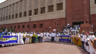 Opposition protest against Bihar rolls revision stalls House