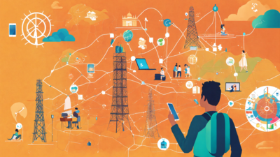 This is a representative AI image Telecom policy draft seeks to power new tech like 6G