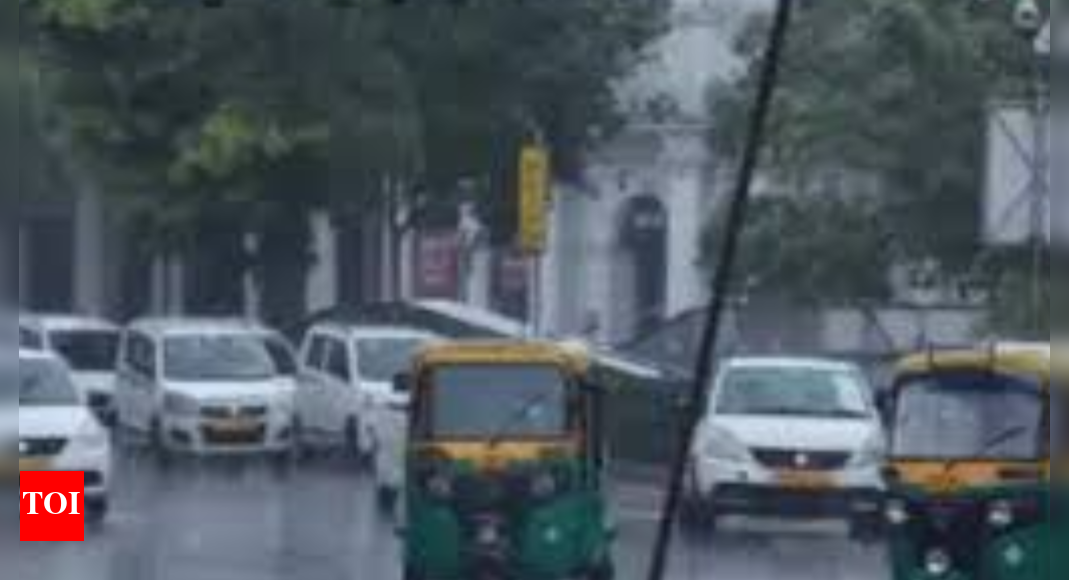 デリーの天気：部分的に曇り、雨が予想される|デリーニュース